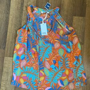 Colorful short sleeved top; never worn.